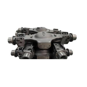 Sinotruk HOWO T7H, C7H AC16 Rear Axle Housing Mid-Section AZ9981330060 – QT Material, 1850mm for Disconnected Suspension Systems